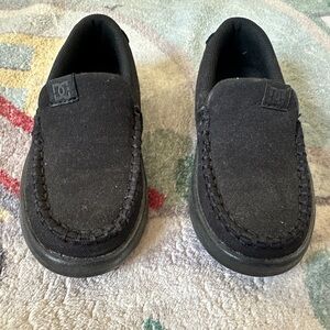 DC Kids Black Slip-On Shoes Size 12